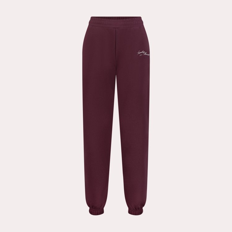 Retreat Sweatpants - Burgundy